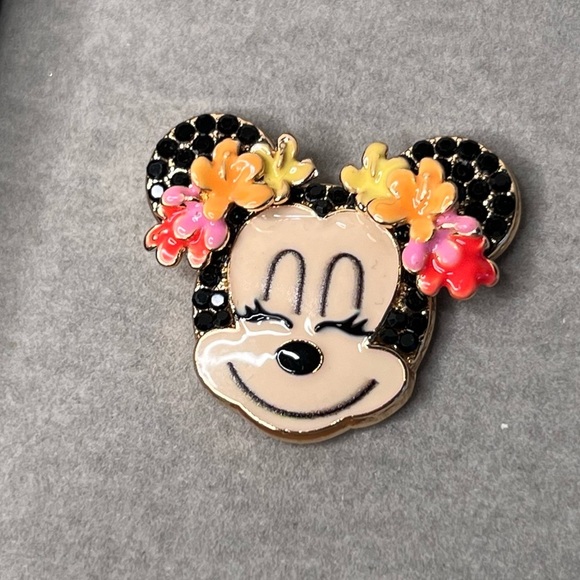 Disney x Baublebar Minnie Mouse Floral Earrings NWT - Picture 3 of 5